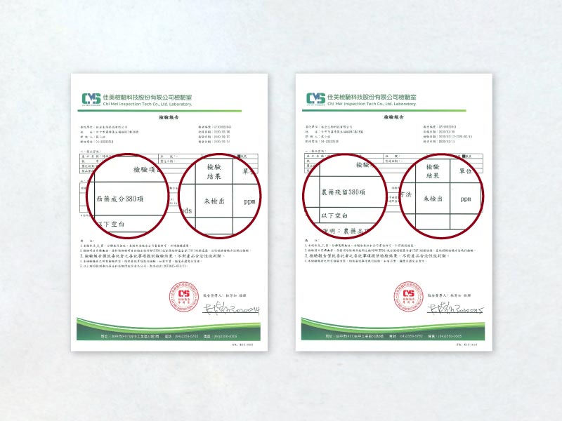 Pass various inspection reports